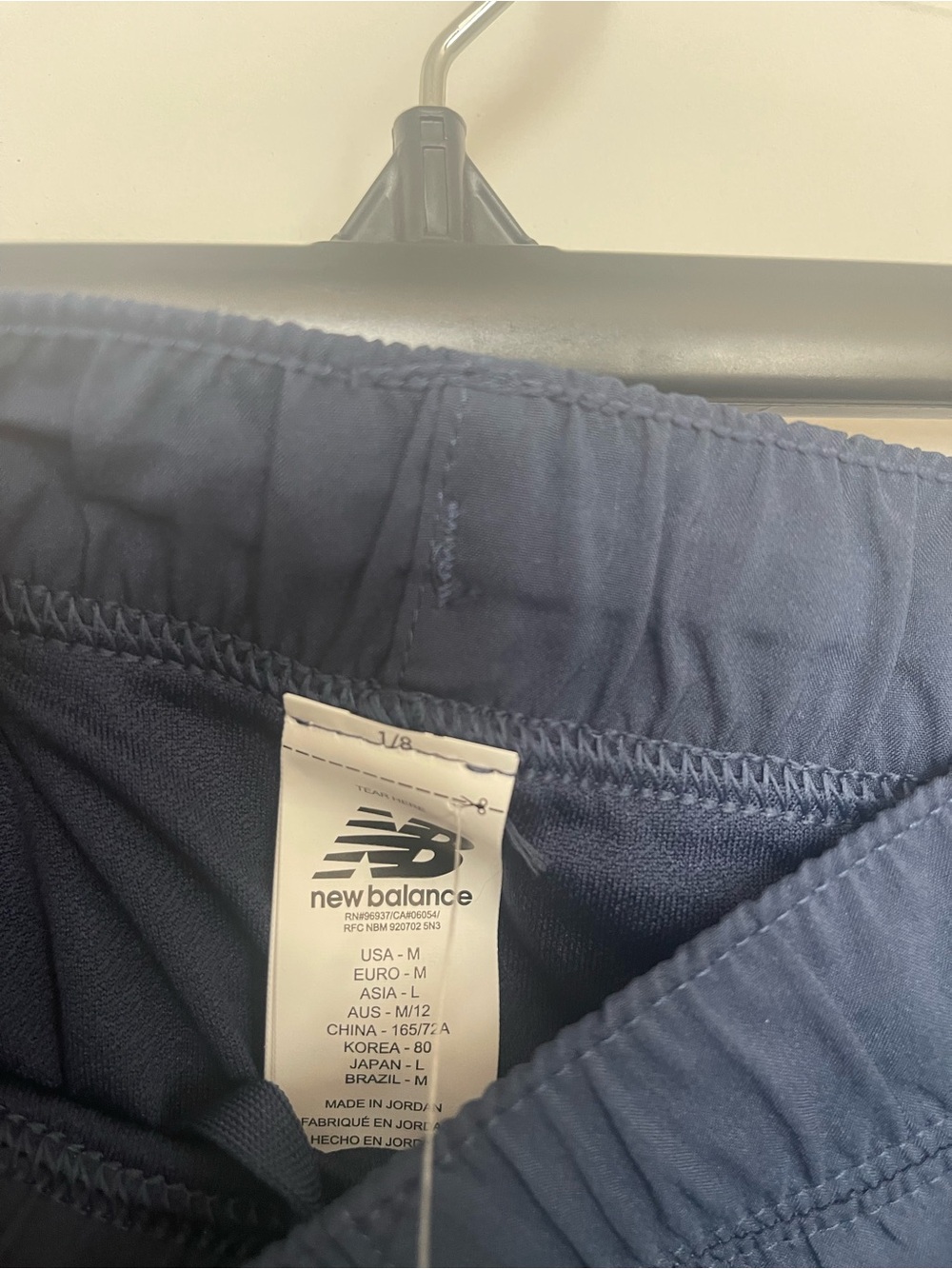 New Balance Women's Navy Athletic Running Shorts - Picture 3 of 4